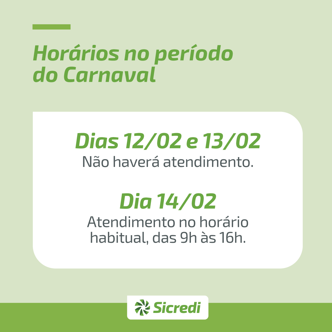 Agências do Sicredi Região dos Vales atenderão em horário normal na quarta-feira