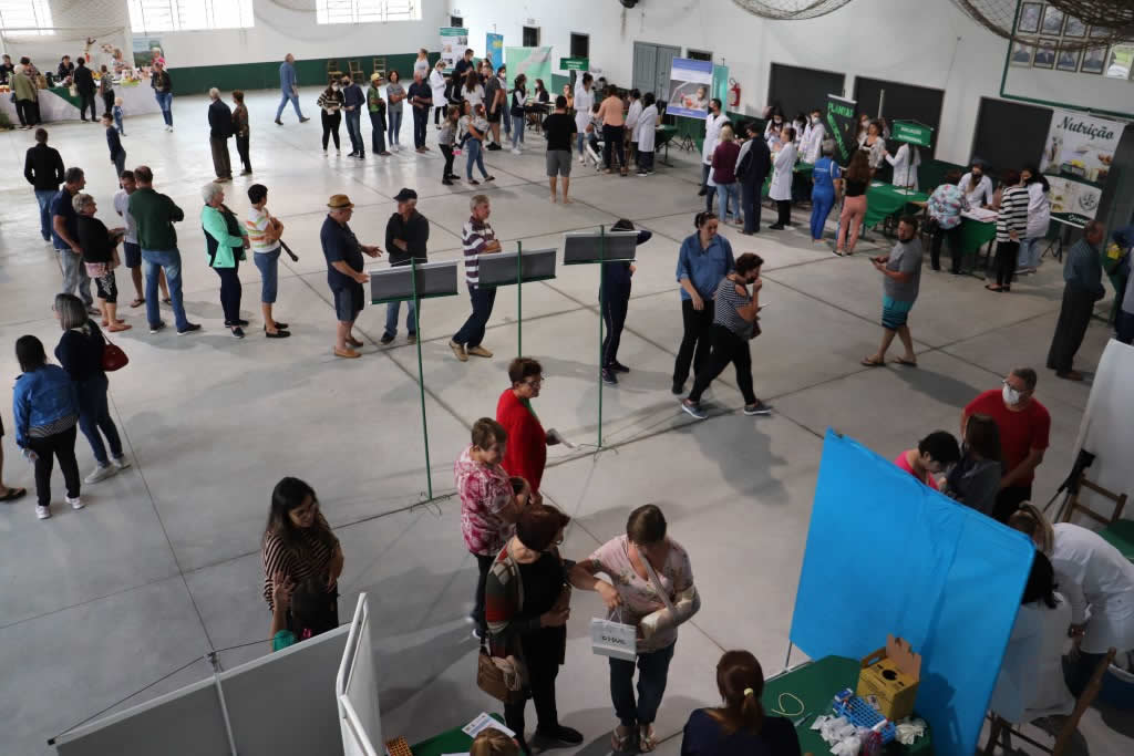 Feira da Saúde: Centenas de pessoas prestigiaram a primeira edição em Forqueta