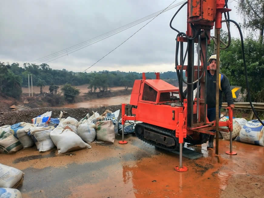 EGR avança etapas na construção da nova ponte sobre o Rio Forqueta