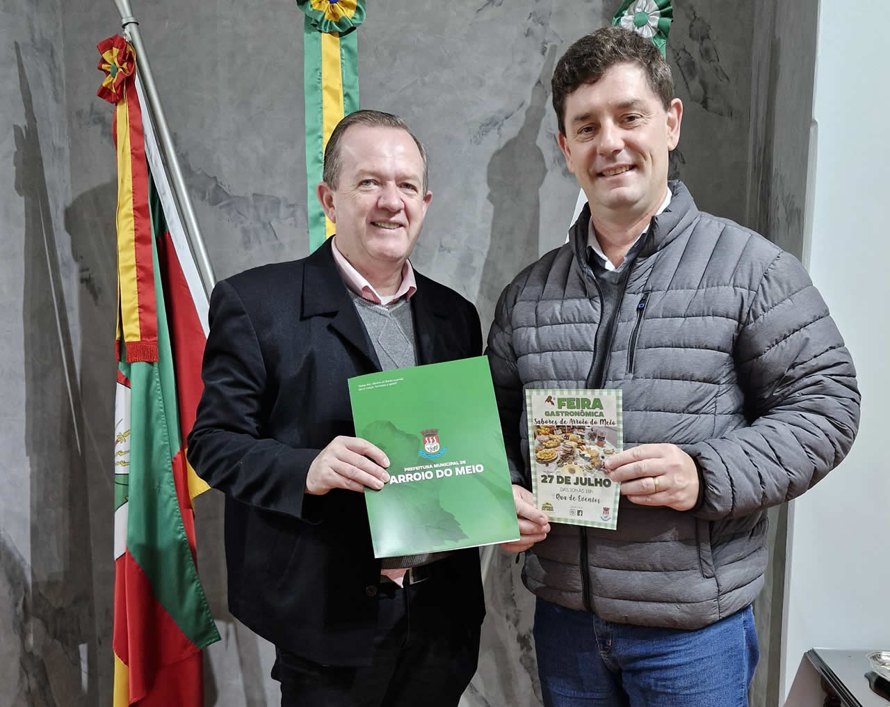 Secretário Marcelo Caumo visita Arroio do Meio