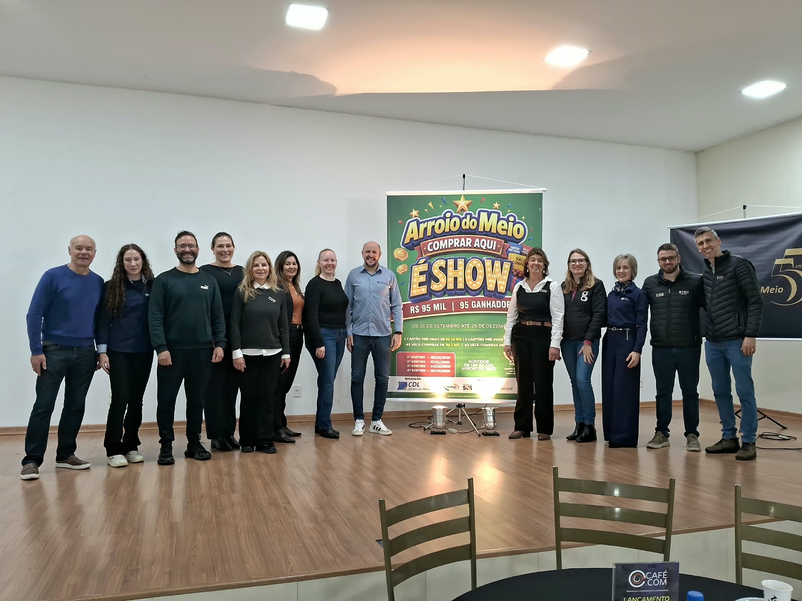 CDL Arroio do Meio lança campanha “Comprar Aqui é Show” com R$ 95 mil em prêmios