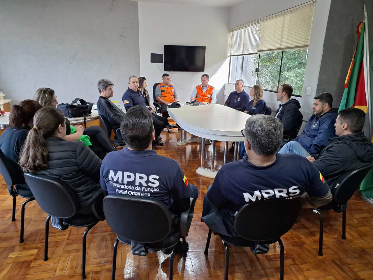 Prefeitura de Arroio do Meio e Ministério Público Estadual debatem sobre a situação dos desabrigados