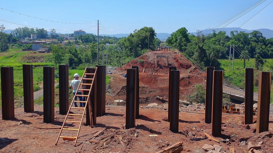 Obra do aterro da rampa de acesso da nova ponte da ERS-130 inicia nesta quarta-feira