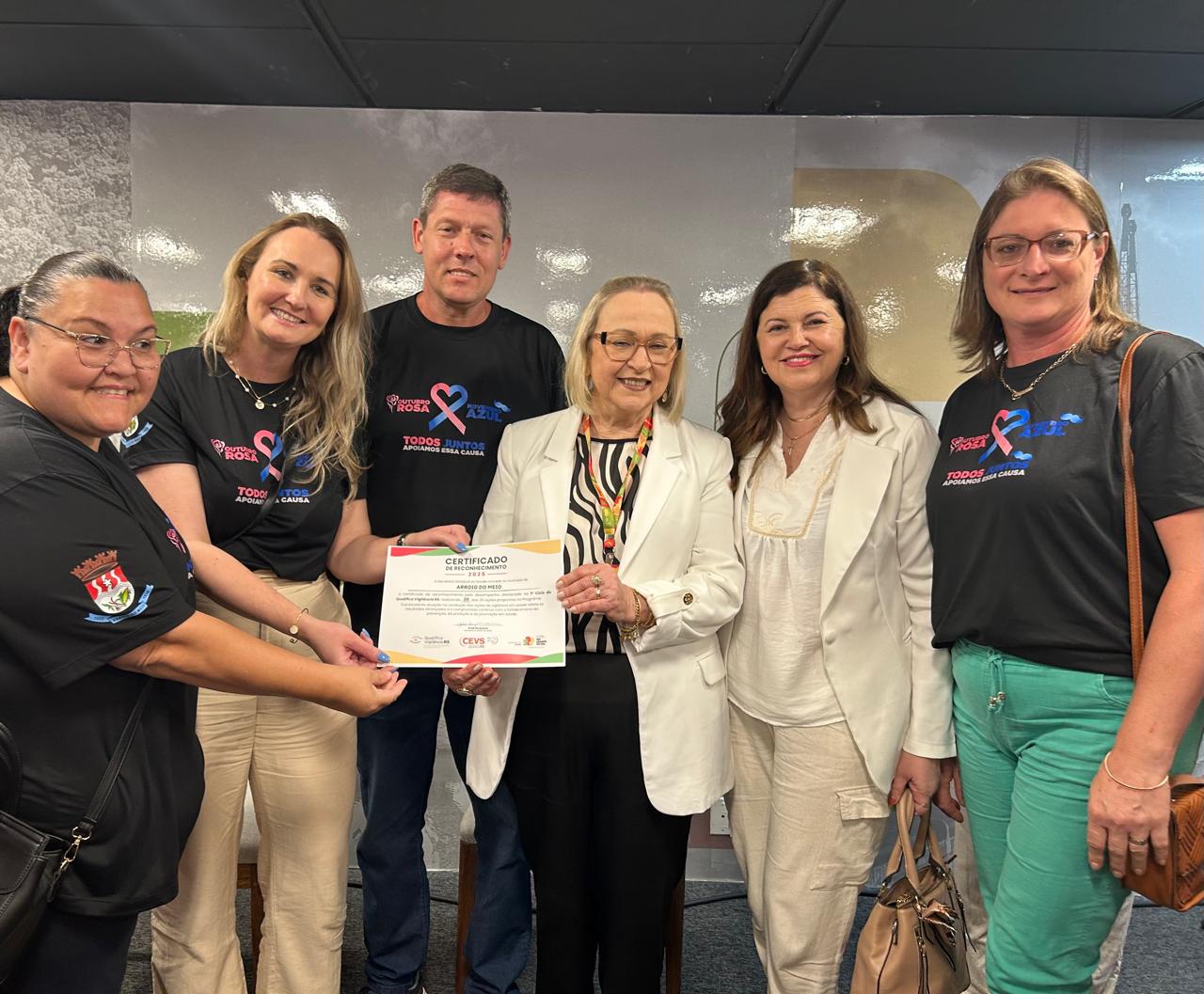 Arroio do Meio recebe distinção no Qualifica Vigilância RS por desempenho acima da média