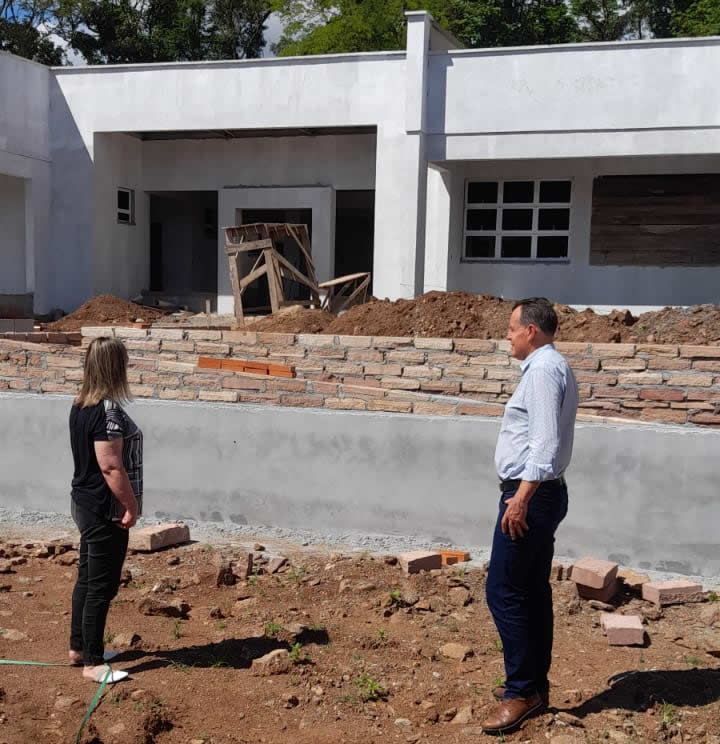 Nova escola de Educação Infantil na Barra do Forqueta em fase de acabamento