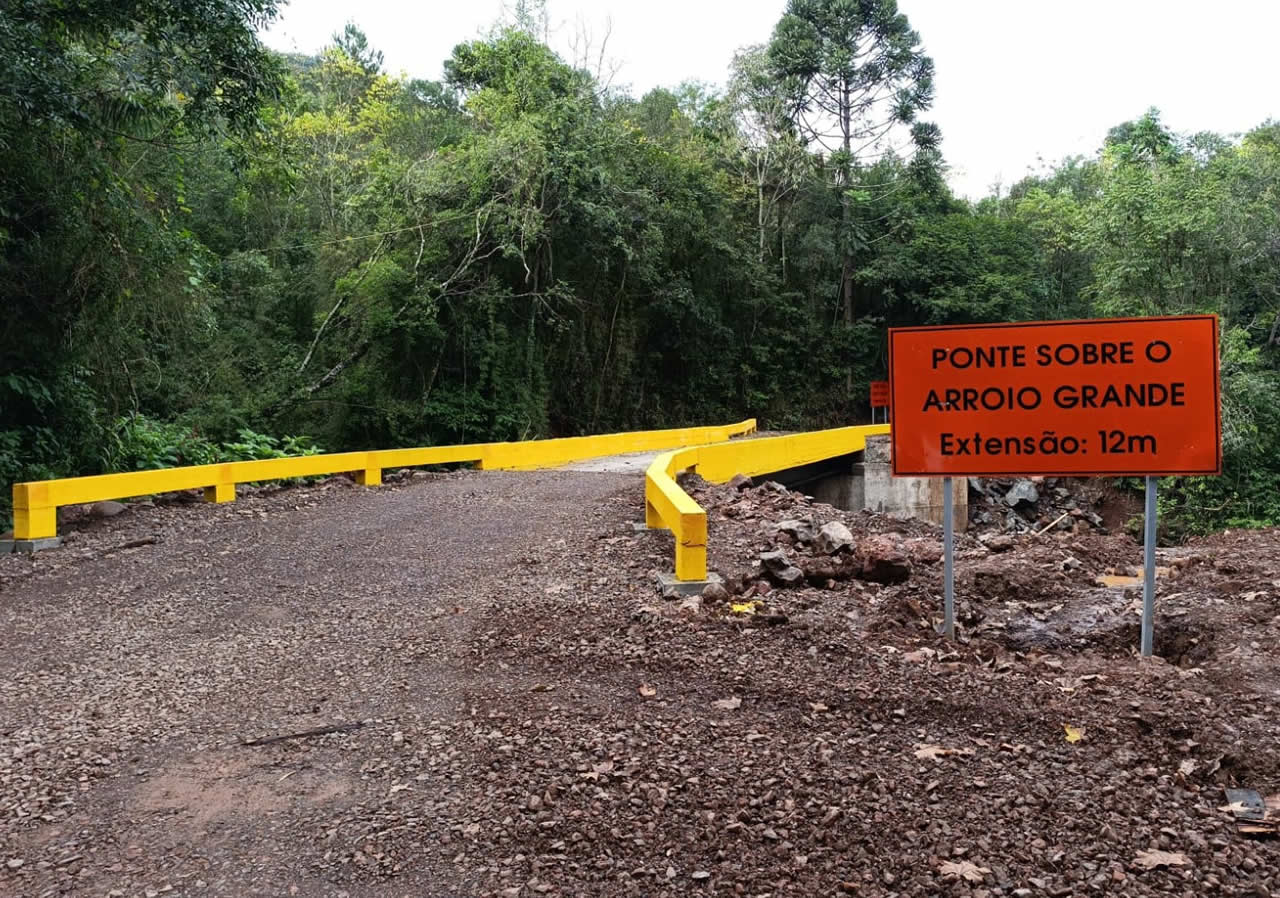 Ponte será inaugurada no sábado em Arroio Grande