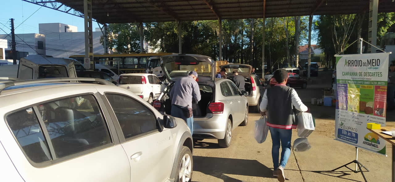 Primeira Campanha de Descarte do ano ocorre neste sábado em Arroio do Meio