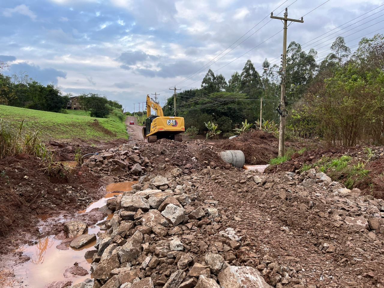 Arroio do Meio soluciona problema crônico em estrada de Palmas