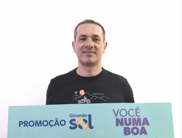 Morador de Santo Ângelo é o ganhador dos R$ 50 mil da promoção "Você numa Boa" da Girando Sol