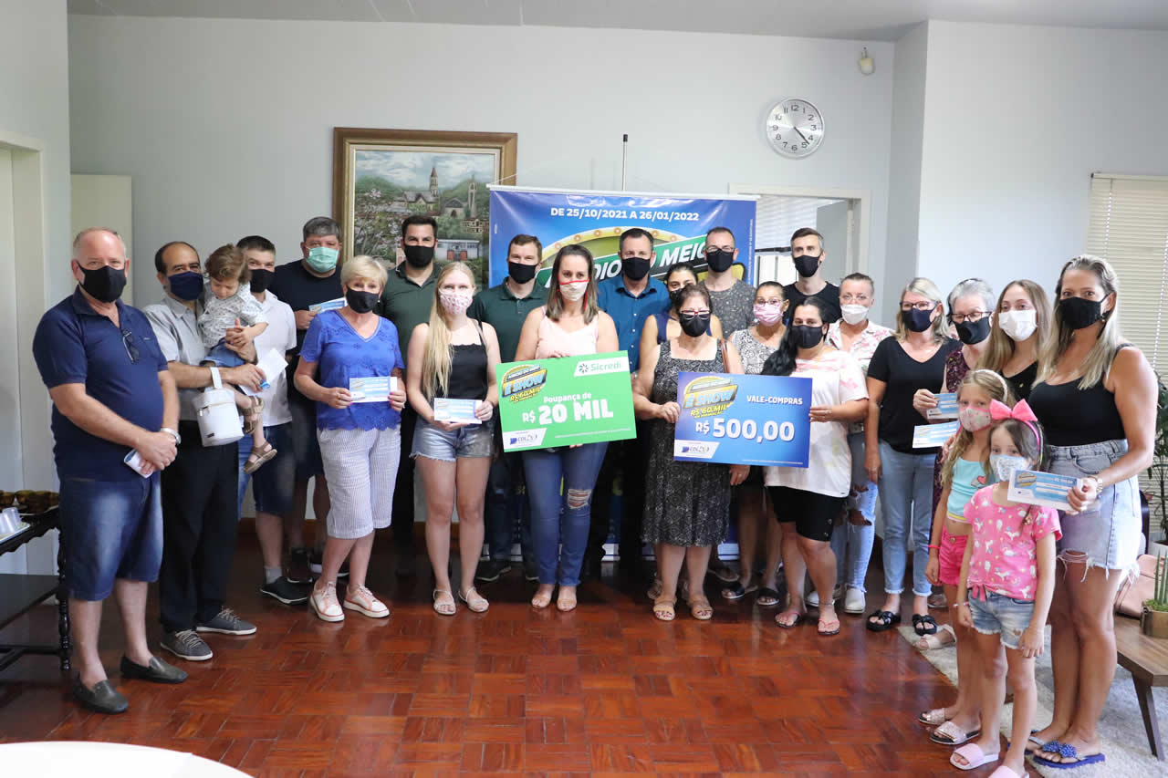 Ganhadores da campanha de incentivo ao comércio recebem premiação