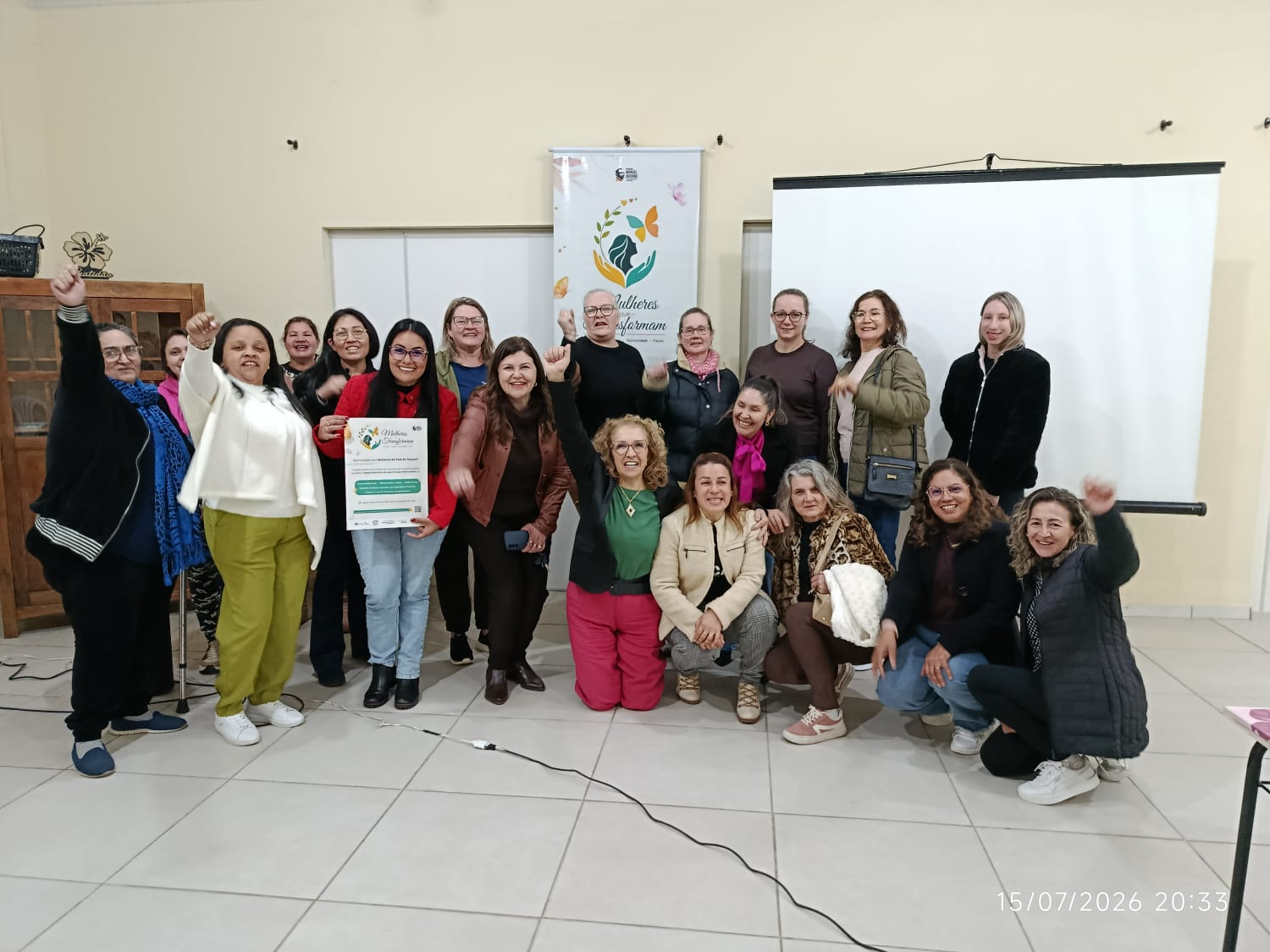 Projeto "Mulheres que Transformam" realiza aula inaugural em Arroio do Meio